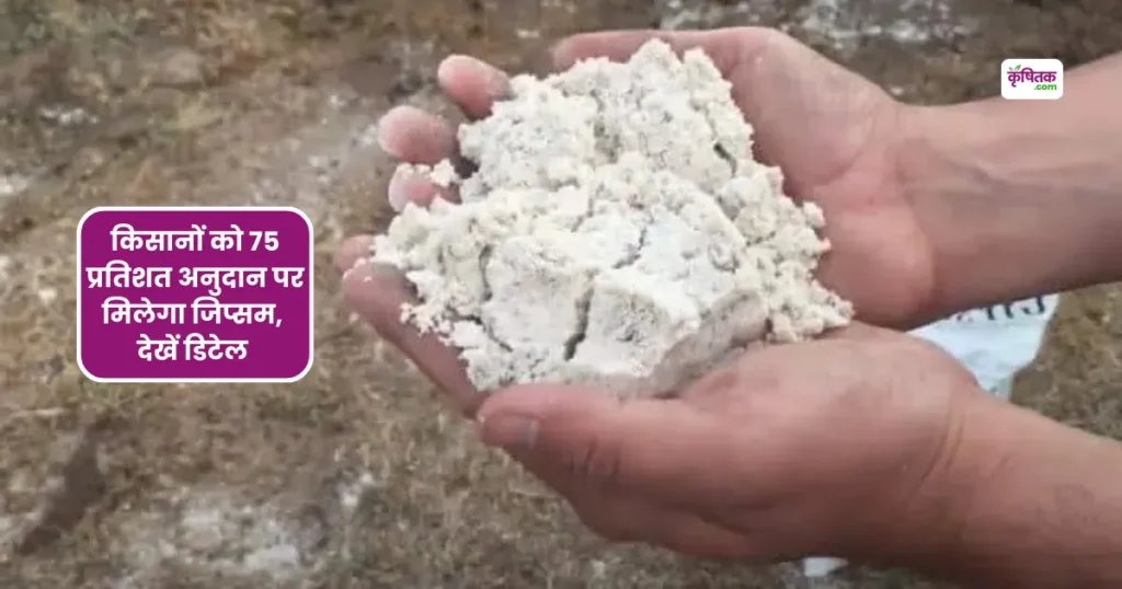 UP farmers will get gypsum at 75 percent subsidy
