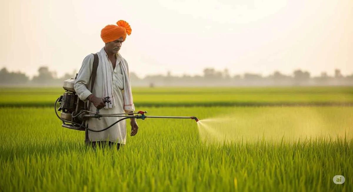 UP government is giving 50% subsidy on weedicide for paddy crop