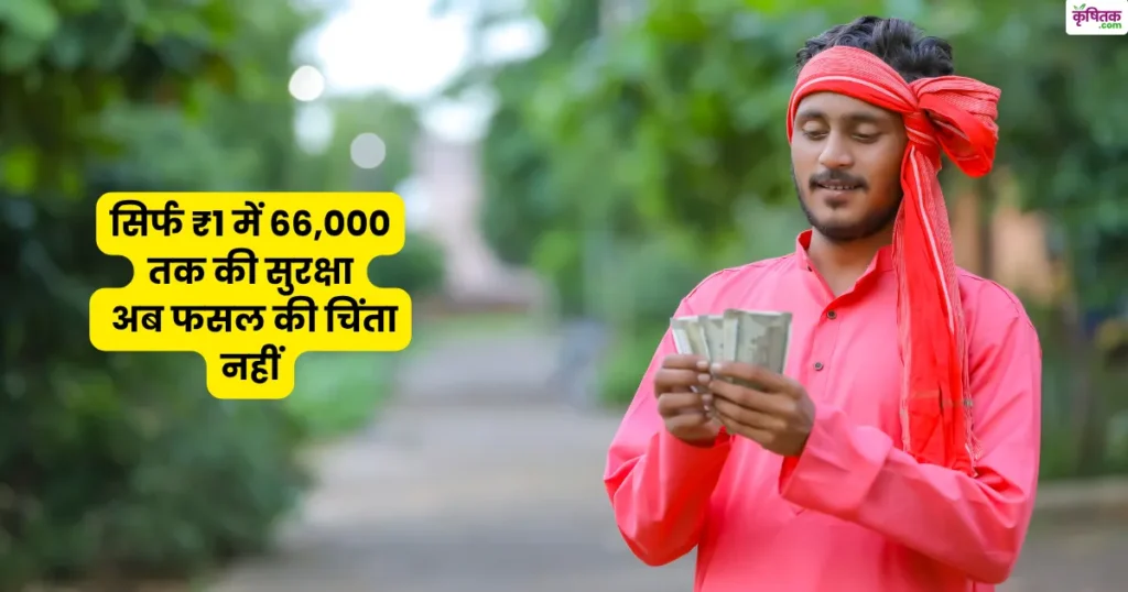 अब नहीं बर्बाद होगी फसल! ₹1 में मिल रहा है ₹66,000 का बीमा, ऐसे उठाएं फायदा