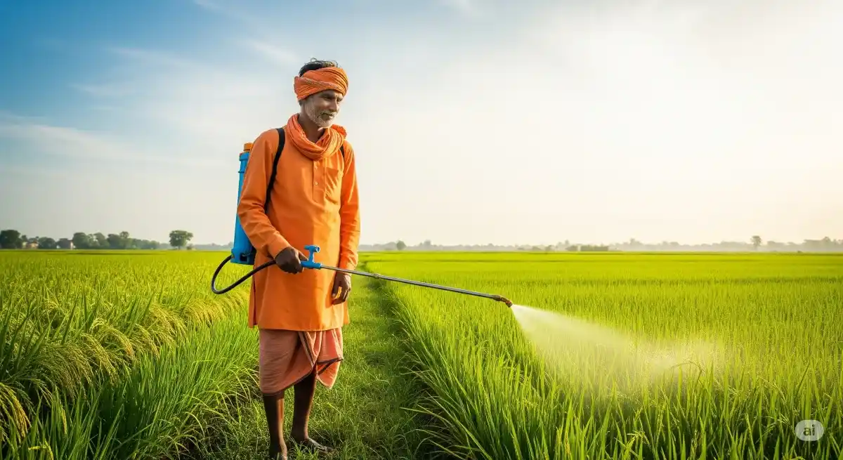 धान की फसल में रोग और खरपतवार नियंत्रण