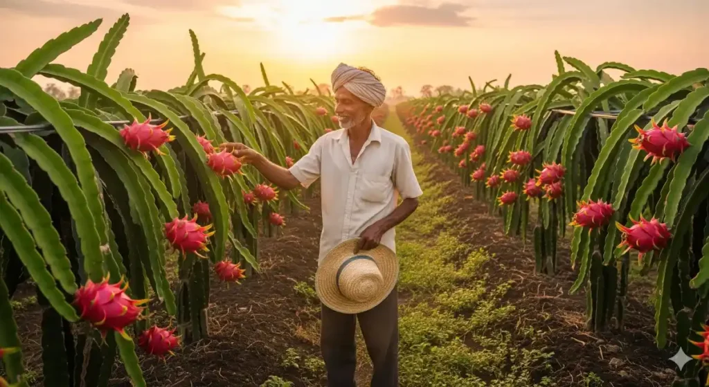 Dragon fruit farming: ड्रैगन फ्रूट (कमलम) की खेती से मुनाफा, 1 एकड़ से कमाएं 8-24 लाख रुपये, जाने तरीका