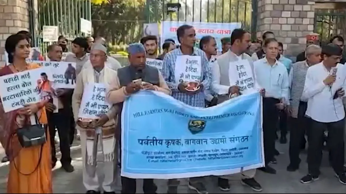 उत्तराखंड एप्पल मिशन पर किसानों का प्रदर्शन, मंत्री ने कहा 15 दिन में जारी होंगे ₹57 करोड़