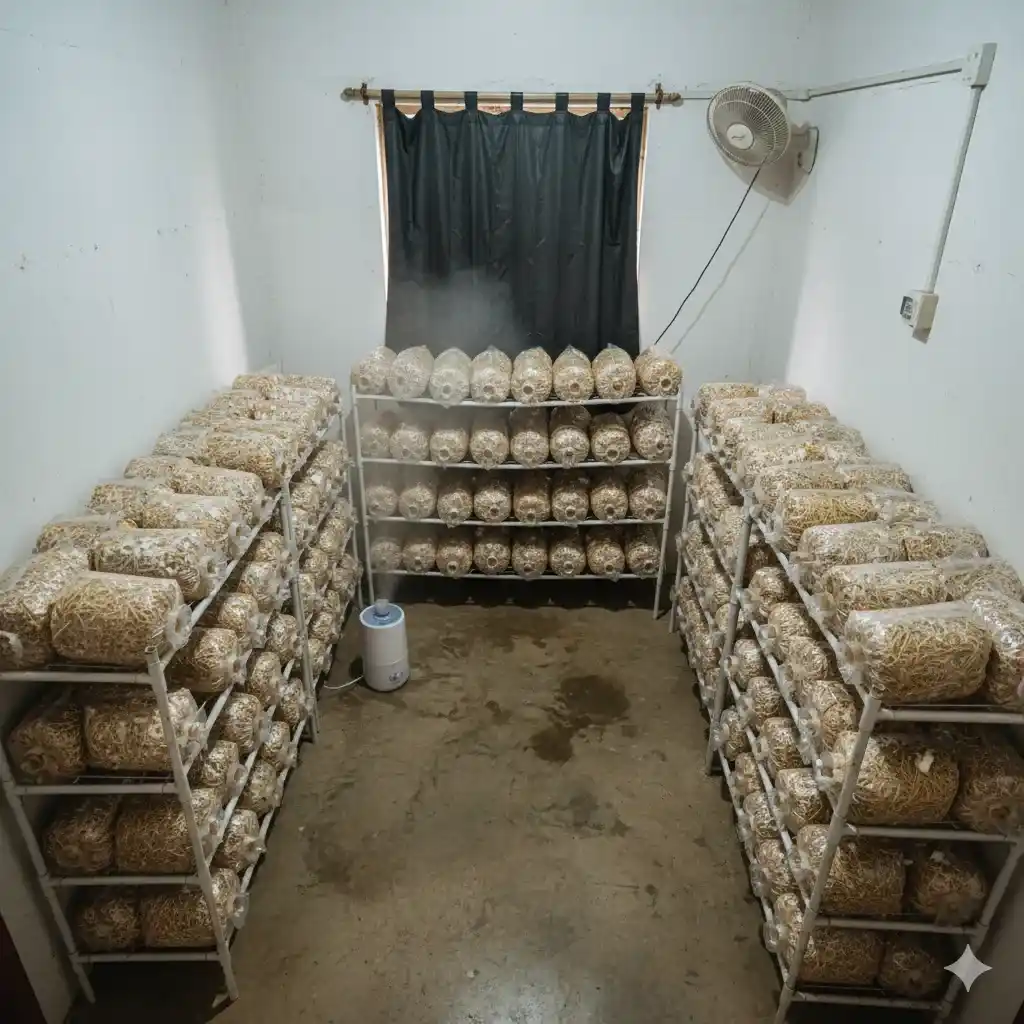 ₹50,000 की लागत से 10x10 के कमरे में मशरूम की खेती कैसे शुरू करें?